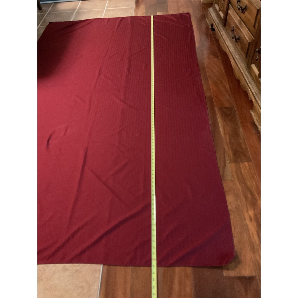 Unbranded Fabric Panel Unisex 98x48 Burgundy Excellent Striped Tonal Red